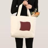 Qatar Flag Canvas tas (Voorkant (product))