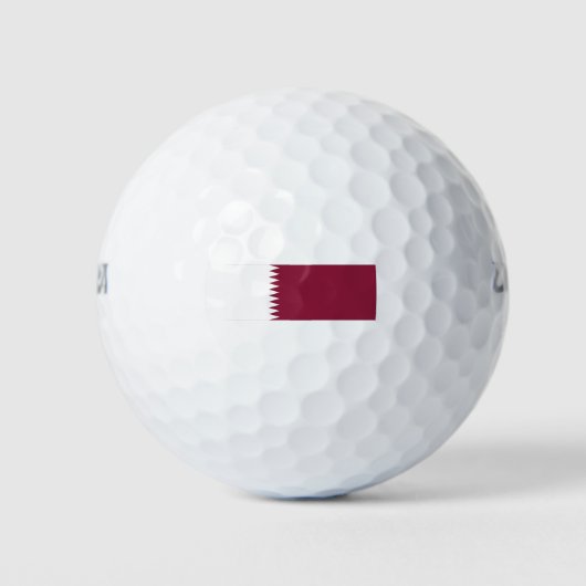 Qatar Flag Golfballen (Voorkant)