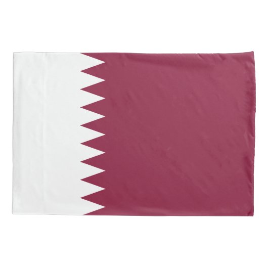 Qatar Flag Kussensloop (Achterkant)