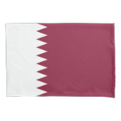 Qatar Flag Kussensloop (Voorkant)