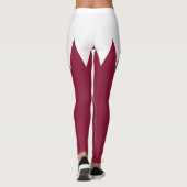 Qatar Flag Leggings (Achterkant)