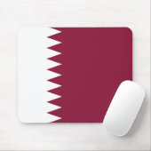 Qatar Flag Muismat (Met muis)