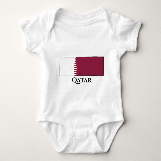 Qatar Flag Romper (Voorkant)