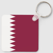 Qatar Flag Sleutelhanger (Achterkant)