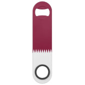 Qatar Flag Speed Flessenopener (Achterkant)
