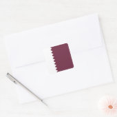 Qatar Flag Sticker (Envelop)