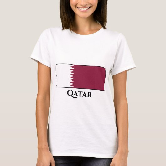 Qatar Flag T-shirt (Voorkant)