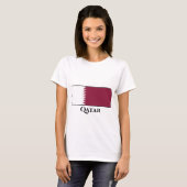 Qatar Flag T-shirt (Voorkant volledig)