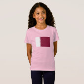 Qatar Flag T-shirt (Voorkant volledig)