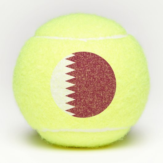 Qatar Flag Tennisballen (Voorkant)