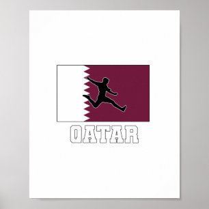 Qatar Football Soccer Nationaal Team Poster