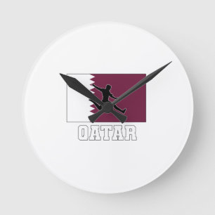 Qatar Football Soccer Nationaal Team Ronde Klok