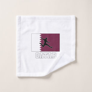 Qatar Football Soccer Nationaal Team Washandje