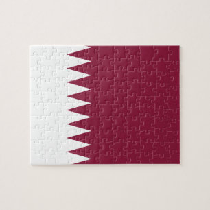 Qatar National World Flag Legpuzzel