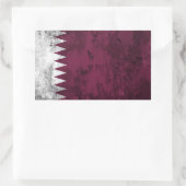 Qatar Rechthoekige Sticker (Tas)