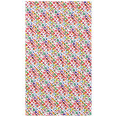 Qatar Tournament 2022 32 Hearts Country Flags Tafelkleed (Voorkant)