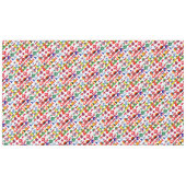 Qatar Tournament 2022 32 Hearts Country Flags Tafelkleed (Voorkant (Horizontaal))