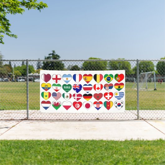 Qatar Tournament 32 Landvlaggen Spandoek (Insitu)