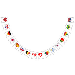 Qatar Tournament Country Flags Group E,F,G,H, Vlaggetjes