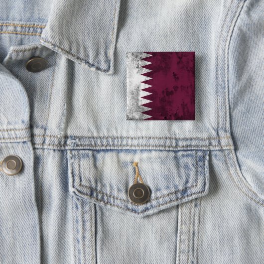 Qatar Vierkante Button 5,1 Cm (In situ)