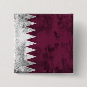 Qatar Vierkante Button 5,1 Cm