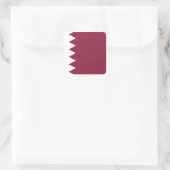 Qatar Vierkante Sticker (Tas)