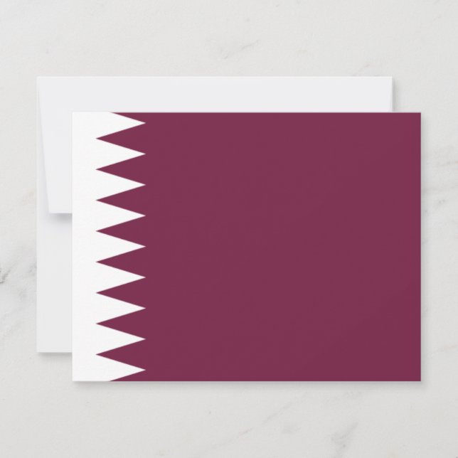 Qatar-vlag (Voorkant)