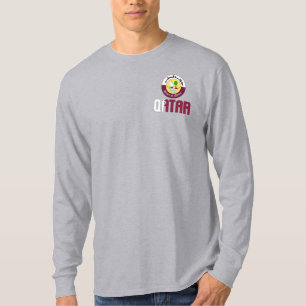 Qatar-vlag en wapenschild t-shirt