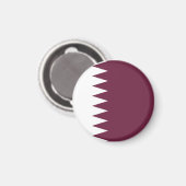 Qatar-vlag Magneet (Voorkant / Achterkant)