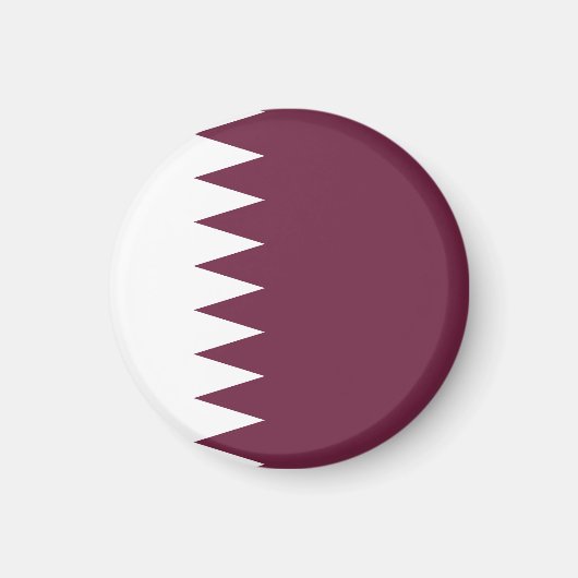 Qatar-vlag Magneet (Voorkant)