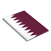 Qatar-vlag Notitieboek (Rechterzijde)