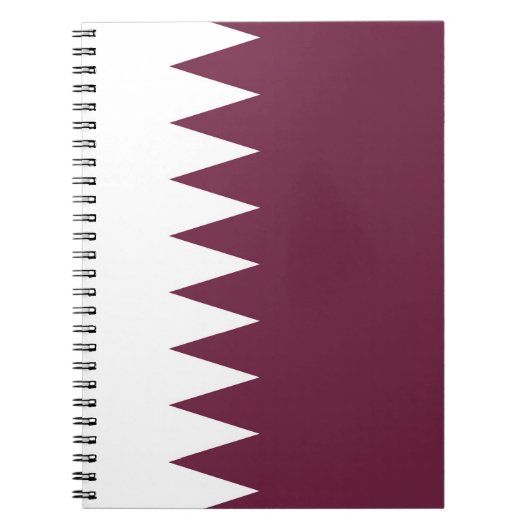 Qatar-vlag Notitieboek (Voorkant)