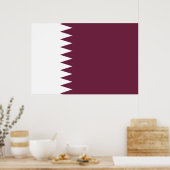 Qatar-vlag Poster (Keuken)