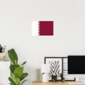 Qatar-vlag Poster (Thuiskantoor)