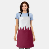 Qatar-vlag Schort (Gedragen)