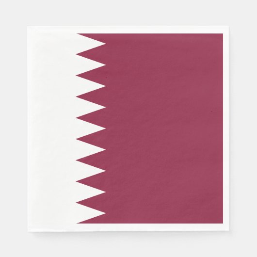 Qatar-vlag Servet (Voorkant)