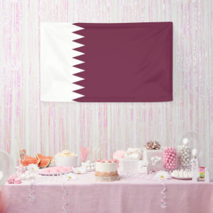 Qatar-vlag Spandoek