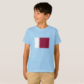 Qatar-vlag T-shirt (Voorkant volledig)