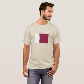 Qatar-vlag T-shirt (Voorkant volledig)