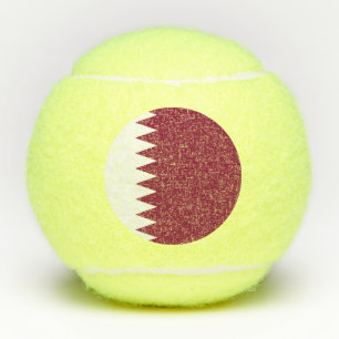 Qatar-vlag Tennisballen