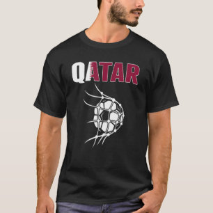 Qatar Voetbal in netto-doelstelling ondersteuning T-shirt