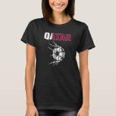 Qatar-Voetbal in Qatarese portemonnee T-shirt (Voorkant)