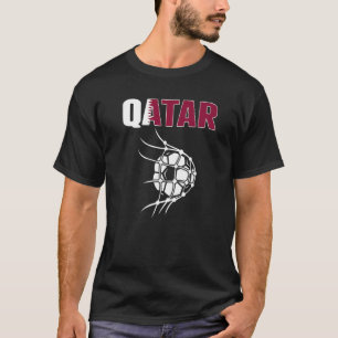 Qatar-Voetbal in Qatarese portemonnee T-shirt