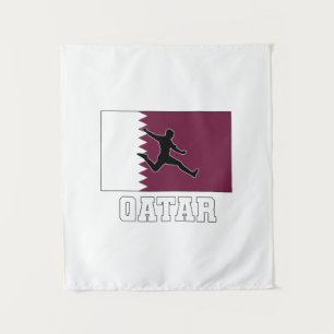 Qatar Voetbal Nationale Team Wandkleed