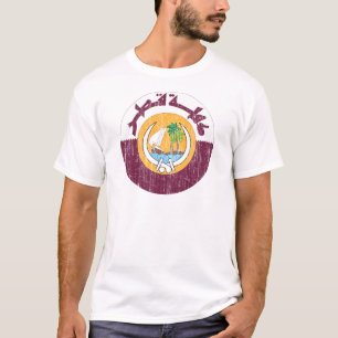Qatar - wapenschild t-shirt
