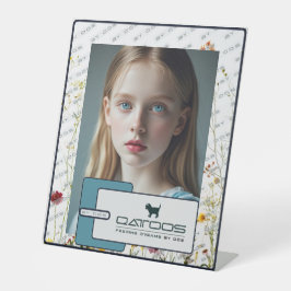 QATTOOS RECLAMEBORD MET VOETSTUK