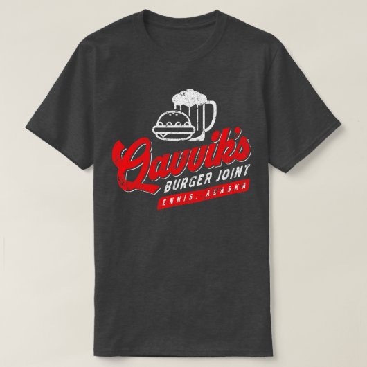 Qavviks Burger Joint TShirt (Design devant)