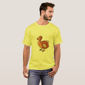 QC T-shirt drôle d'oiseau de dronte (Devant entier)