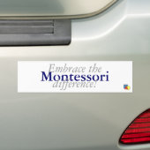 QCMS zet het Verschil in werking Bumpersticker (Op auto)