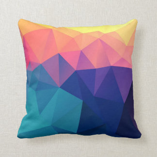 QDWAV ・ Multicolored Polygonal Pillow Kussen